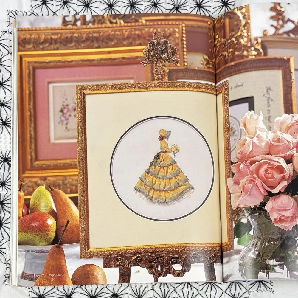 VTG Inspirations Embroidery Magazine 1999 Issue No 23 Goldwork Floral Cottage